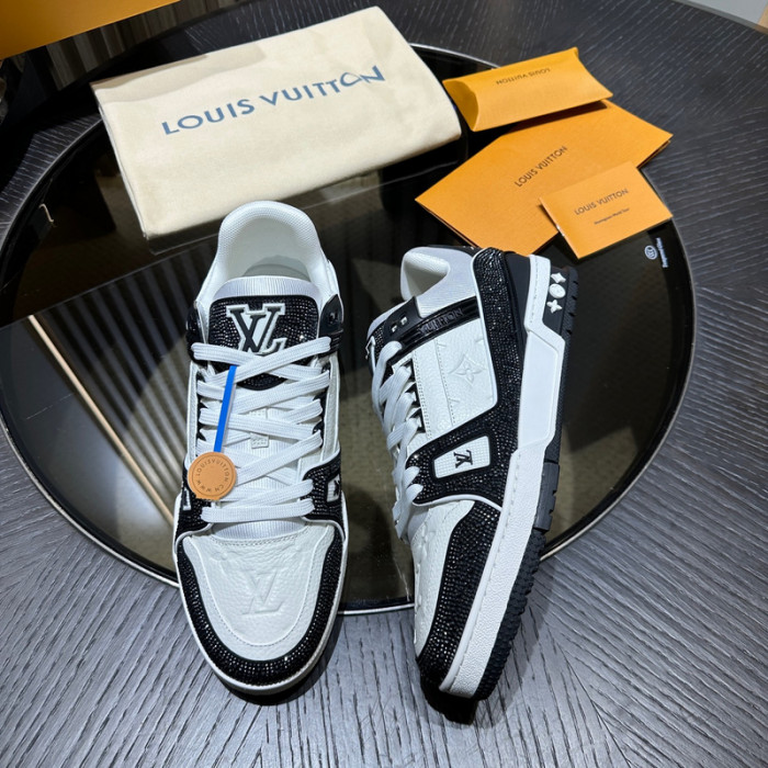 lv trainer sneaker (crystal cusT0mize)