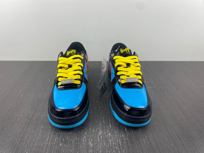 bape sta low x marvel comics spider-man