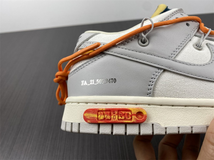 nike dunk low o-w lot 44 dm1602-104