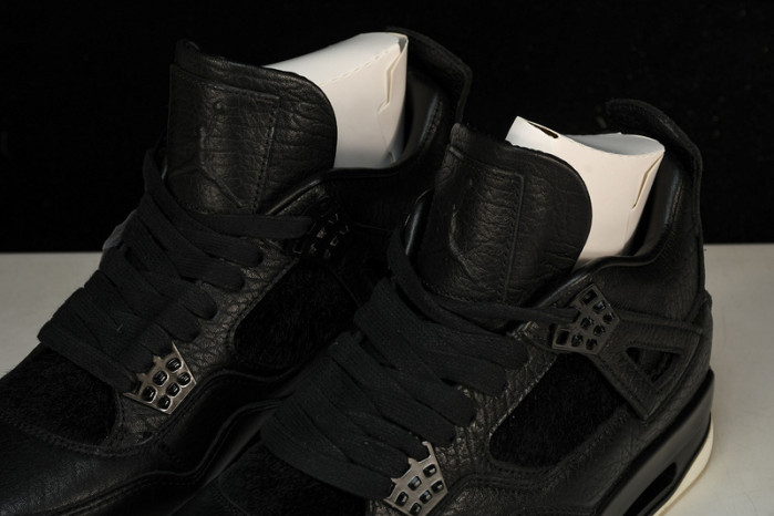 jordan 4 retro pony hair black 819139-010
