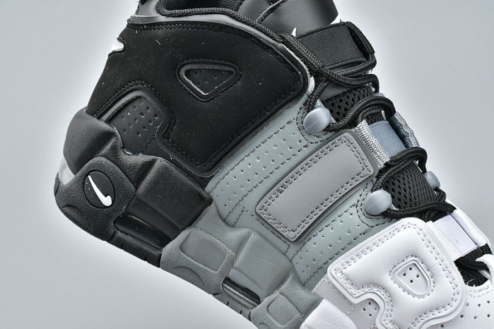 nike air more uptempo tri-color black white grey 921948-002