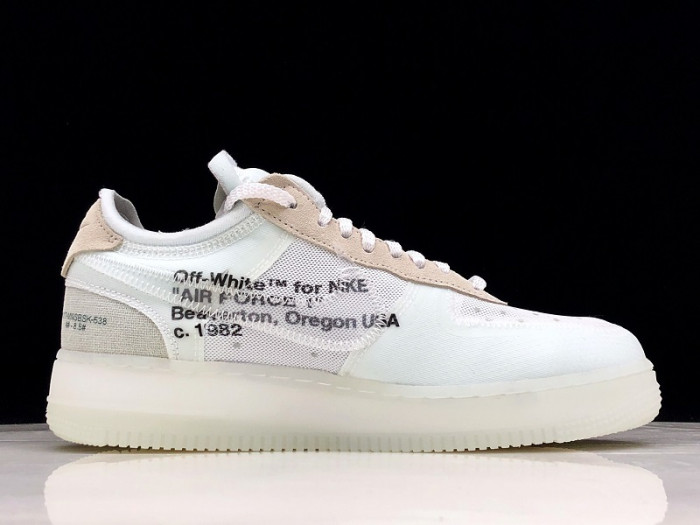 nike air force 1 low o-w mens ao4606-100