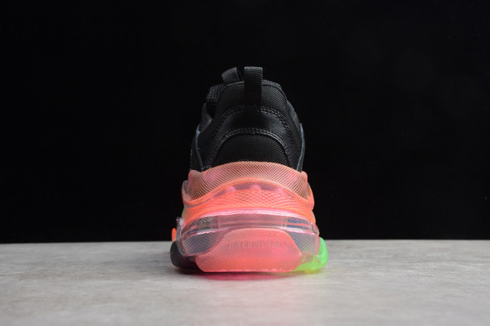 blcg sneaker triple.s.gomma black-rainbow noir