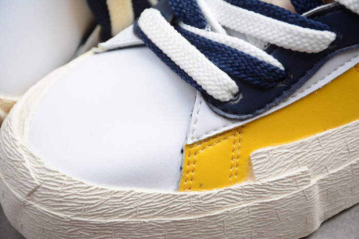 sacai x nike blazer mid varsity maize bv0072-700