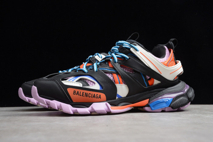 blcg sneaker tess.s.gomma black pink orange blue 542023w1gc11054