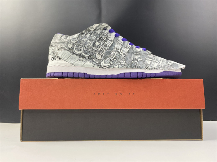 nike dunk low flip the old school dj4636-100
