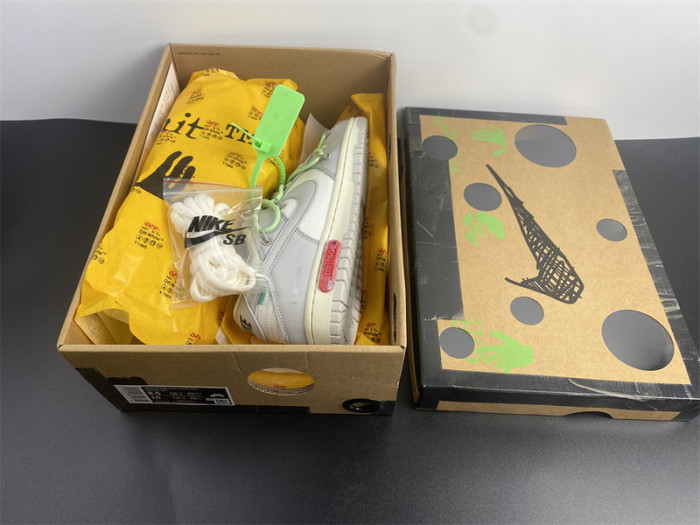 nike dunk low o-w lot 7 dm1602-108