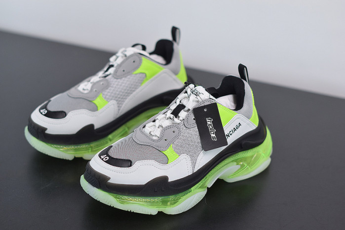 blcg sneaker triple.s.gomma grey white green 541624 w2fr1 8297