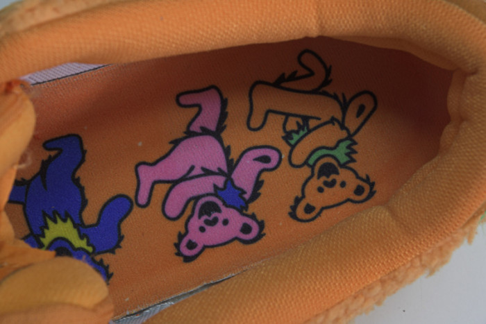 grateful dead nike sb dunk low orange bear cj5378-800