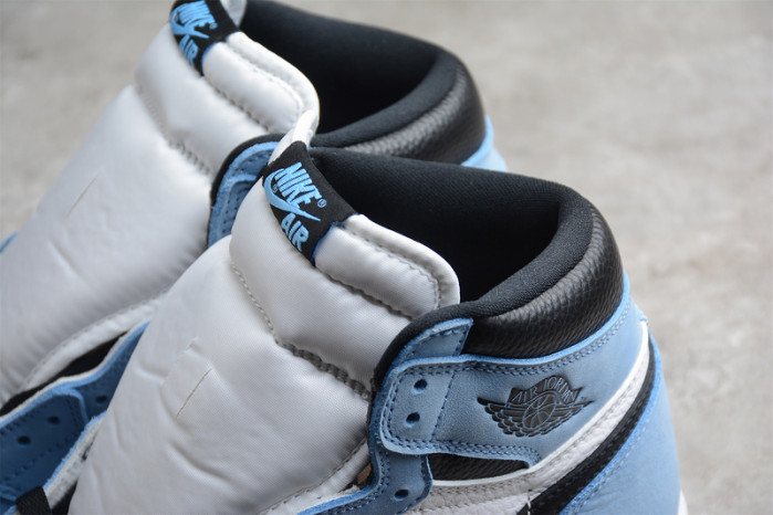 air jordan 1 retro high white university blue black 555088-134