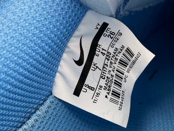 nike air force 1 low off-white mca university blue ci1173-400
