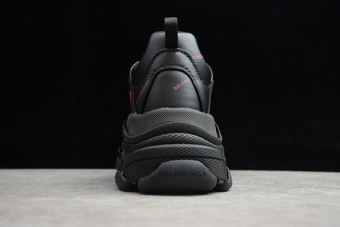 blcg sneaker triple.s.gomma black pink 524039-w2fa1-7635